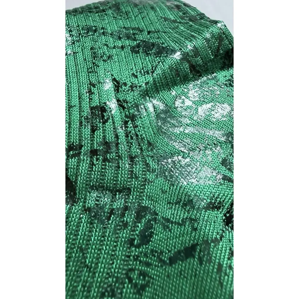 Maria La Rosa Green Silk Socks New